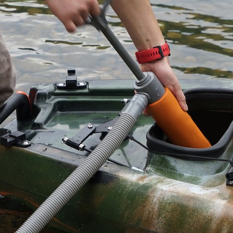 Outdoor Sport Sea Kayak Water Pump Manual hand Bilge Pump Kayak Bilge Pump
