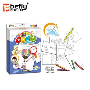 Painting art set diy drawing paper toy for kids