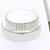 Import Party Cake Tools Round White Mirror Crystal Beaded Acrylic Cake Stand For Wedding Decoration from China