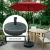 Import Patio beach garden 23LBS plastic round umbrella base filled with water from China