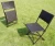 Import Patio Resin Rattan Steel Folding Bistro Set from China