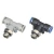 Import PB Tee type male Thread Three Way Pipe quick connecting Tube Fitting from China