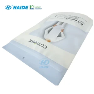 100% PE Recyclable inner gravure printing laminated Garment Packaging Plastic Bags doy zipper pouch