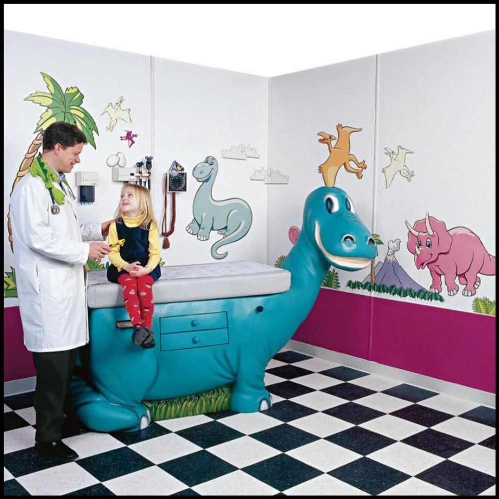 Pediatric Examination Table (Hippo) - Children Exam Tables - Kids medical tables - MADE IN U.S