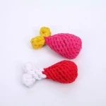 Pet Toy Cotton Rope Chicken Leg Chew Toy