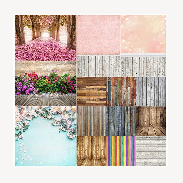 Photography Backdrop Studio Photo Wood Wall Floor Background for Party Room