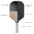 Import Pickle Rackets 14mm 5.25 handle Carbon Fiber Thermoform unibody power Pickleball Paddle from China