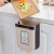 plastic Collapsible Folding Trash Bin Can Attached to Cabinet Door Kitchen Drawer Bedroom Dorm Room Car Waste Bin