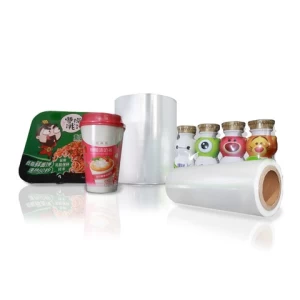 Plastic Film Roll Mineral Water Plastic Wrapper Roll  Low Temperature Film For Noodles Instant Food Milk Tea
