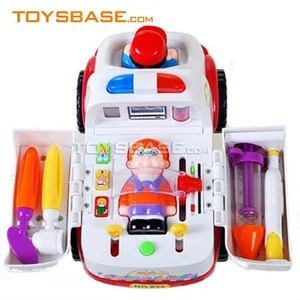 Plastic toy  car ambulance