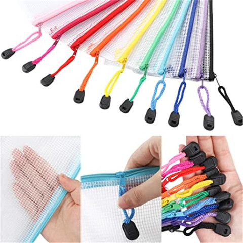 Buy Plastic Travel Storage Zip File Bags Pvc Zipper Pencil Pouch from ...