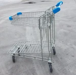 Platform cargo trolley with heavy-duty capacity