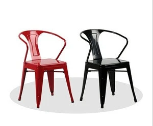 Playground Cafe Restaurant Colorful Metal Steel Dining Chair