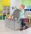 Playroom Closet Large  Kids Collapsible Storage  Home Organization Toy Chest  for Nursery with Flip-Top Lid