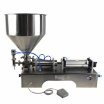 Pneumatic manual control honey processing tooth ice cream paste filling machine