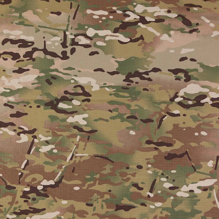 Polyester cotton ripstop multicam camouflage desert fabric for army