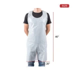 Polyethylene Adult Waterproof Single Use Recyclable Ldpe Pe Custom Printed Plastic Apron
