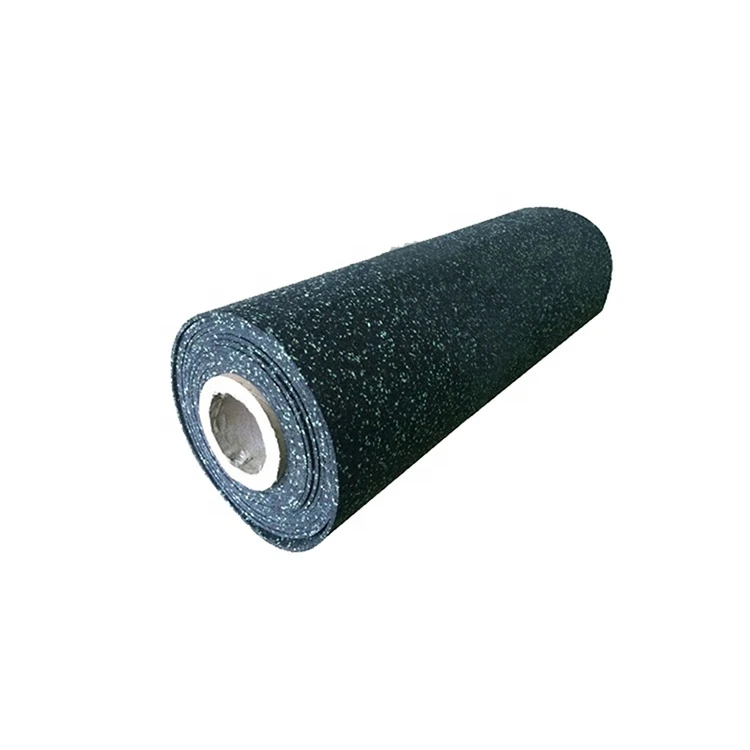 Polyurethane rubber particle sound insulation mat floor damping mat flame retardant sound insulation material