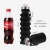Popular Red Color Products 2020 Ecofriendly Silicone Bottle Water Foldable Collapsible Reusable Water Bottle