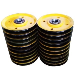 Port crane high wear-resistance nylon plastic sheave pulley rollers