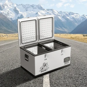 Portable Camping Electric 95l 12v Fridge Thermoelectric Cooler Warmer Car Refrigerator