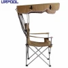 Portable fishing chair with sunshade, folding chair for fishing beach chair backrest with shed,camping chair