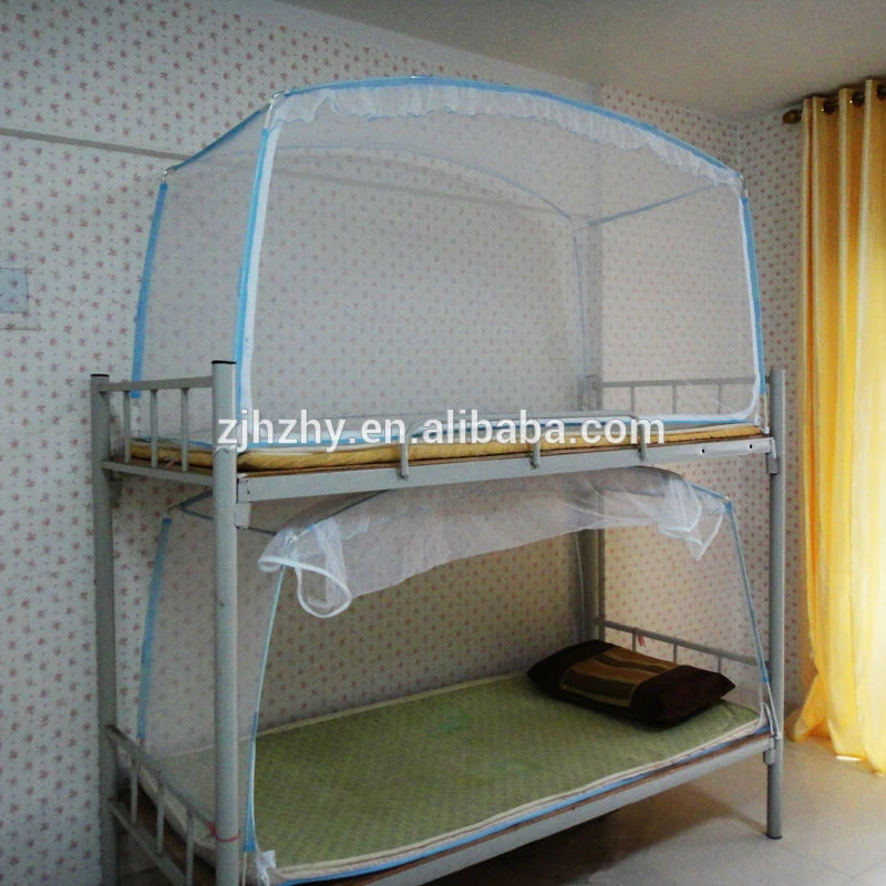 Portable folding single bed mosquito net