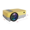 Portable Projector with 6500L Upgrade Full HD 1080P 200 Display Supported LCD LED Home Outdoor Projector Compatible