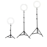 Portable Rechargeable photographic lighting Selfie Phone Camera Ring Light for Smart Phone selfie ring light