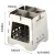Import Portable Stainless Steel Camping Stove Dual-Purpose Outdoor Folding Wood Stove with Alcohol Picnic Fire Stove from China