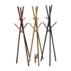Portable Tree Shaped Hanger Wooden Standing Coat Rack with many hooks