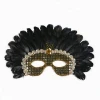 Pretty Custom Halloween Carnival Venetian Party beautiful Feather Mask women fancy dress accessories