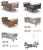 Import Price foldable Steel flat pediatric children electric manual ICU nursing kids crib bed,abs hospital medical infant baby cot cart from China