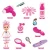 Import Princess DIY Make Up Set Barbie Girl Doll With Beauty salon tools Toys For Girls from China
