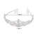 Import Princess Elegant Crown with Combs Women&#x27;s Headbands Bridal Wedding Silver Crystal Tiara Crowns For Women Girls from China