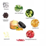 Private Label Deep Cleansing Ginger Extract Faical Mask Natural Calcium Bentonite Clay Turmeric Clay Mask
