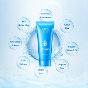 Private label face washing product 100g hydrating facial cleanser