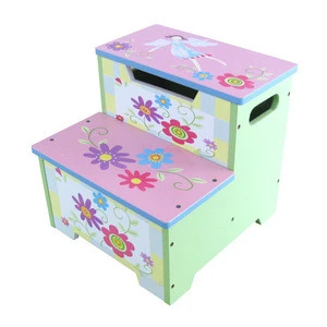 Professional Factory Customized Kids Wooden Step Stool kids furniture