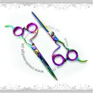 professional hairdressing hair scissors shears 5.5&quot; THINNER SET Titanium Line