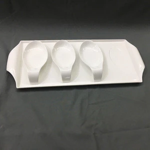 Professional manufacturer party plates white porcelain ceramic rectangle dessert dinner plate for sale