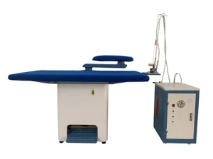 Professional multi-function vacuum cloths ironing table for commercial using electricity heating with multiple table size