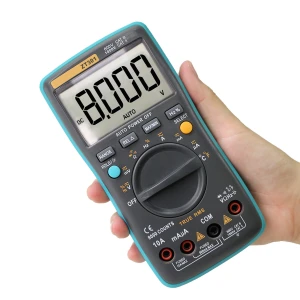 Professional True-RMS Digital Multimeter With Analog Bar Graph AC/DC Voltage Ammeter Current Auto/Manual Multimeter