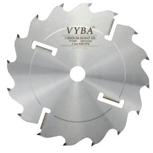 Professionan manufacturer tct raker saw blade for cutting fresh wood into slices