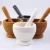Import Promo whole sale Pound garlic pot garlic pot wood garlic mortar from China