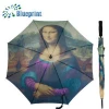 Promotion custom digital photo print straight umbrella