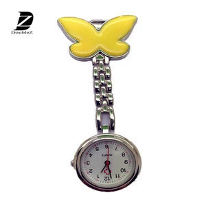 Promotional dolphin and butterfly Cheap Nurse Pin Watch For Hospital