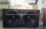 public theater 2000W subass system big high power pro audio Dual 18
