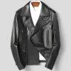 Pudi MT173 Brand New Man Real SheepSkin Coat Jacket Genuine Sheep Leather Jackets Winter Warm Coats Suit Outwear