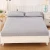 Import Pure White Color Waterproof Mattress Protector Bed Cover King Size from China