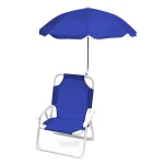pvc baby low aluminum fabric canvas backrest small umbrella portable lounger children canopy sun shade folding kids beach chair